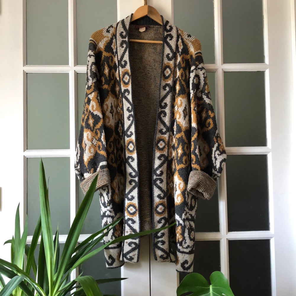 Vintage - long knit cardigan